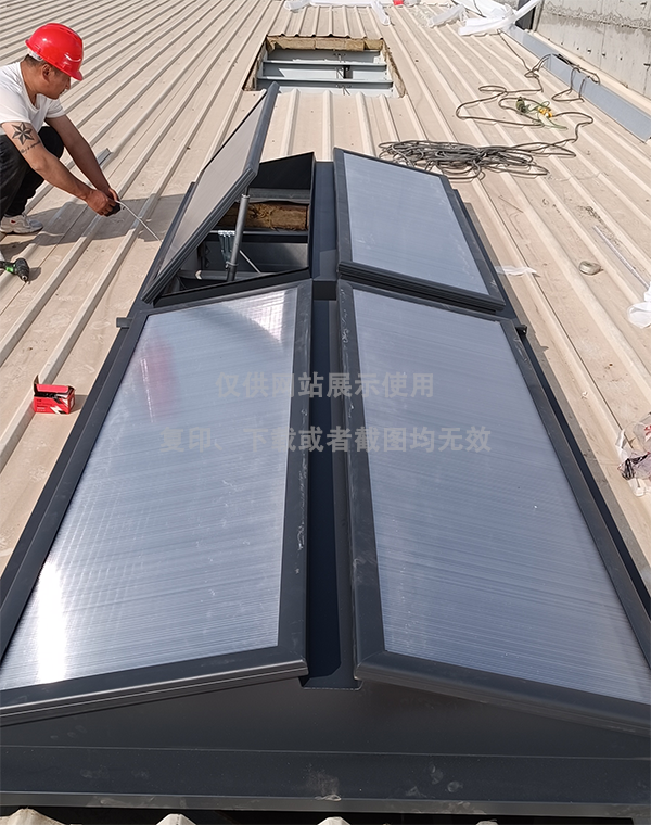 兰州王老吉生产车间甘德排烟天窗