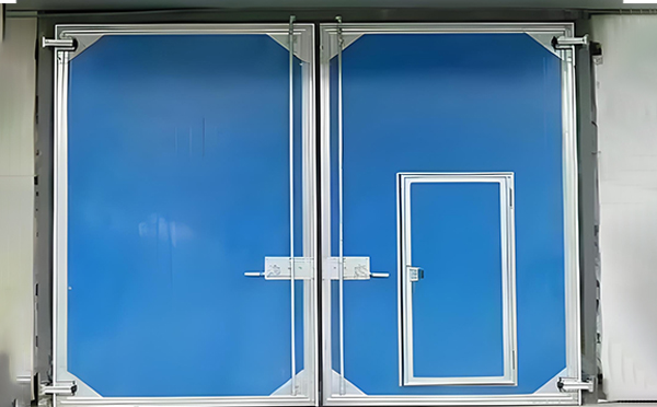 甘德工业平开门